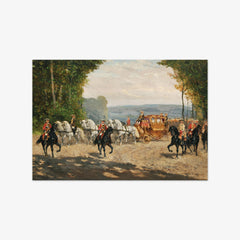 Maria Theresa in the Golden Imperial Carriage by Alexander von Bensa