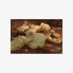 Resting Ducks on the Shore by Alexander Koester