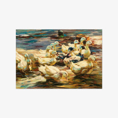 Ducks Coming Out of the Water by Alexander Koester
