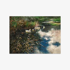 Ducks in Autumn Reeds by Alexander Koester