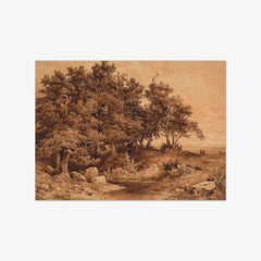 Landscape with Trees by a Stream by Alexandre Calame