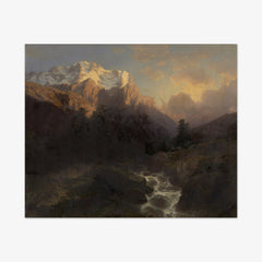 The Wetterhorn by Alexandre Calame