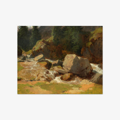 Mountain Stream by Alexandre Calame