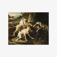 The Wolf Hunt by Alexandre François Desportes