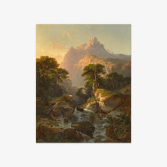 Souvenir de Rosenlaui by Alexandre Calame