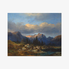Landscape with a Small Mountain Lake by Alexandre Calame