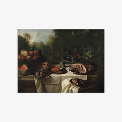 Breakfast Piece with Ham by Alexandre François Desportes