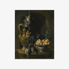 Game Birds, Apricots, and Plums by Alexandre François Desportes