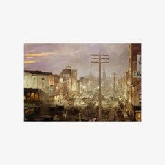 Washington Street, Indianapolis by Theodor Groll