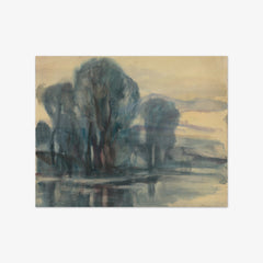Trees by the River by Zoltán Palugyay