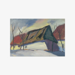 Village Motif by Zoltán Palugyay