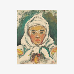 The Woman in the White Scarf by Zoltán Palugyay