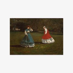 A Game of Croquet by Winslow Homer