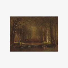 Trout Brook in the Catskills by Worthington Whittredge