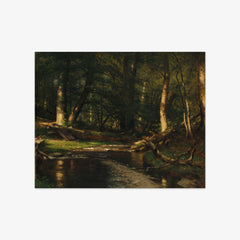 The Brook in the Woods by Worthington Whittredge