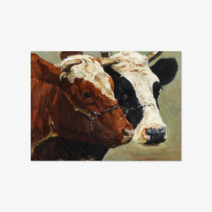Two Cows by N.P. Mols