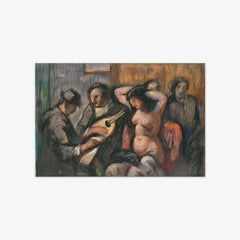 Musicians and Female Nude by Nakamura Tsune