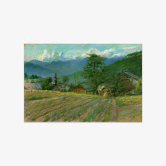 View of Hotaka Village by Nakamura Tsune