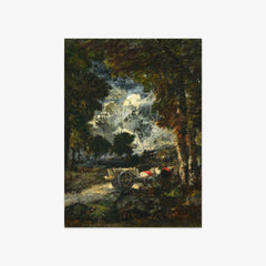 Cart in the Underwood by Narcisse Virgile Diaz de la Peña