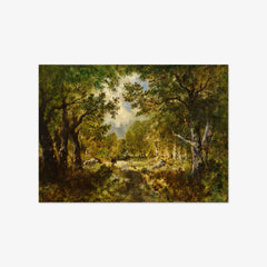 Fagotier in Forest by Narcisse Virgile Díaz de la Peña