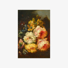 Bouquet of Roses by Narcisse Virgile Diaz de la Peña