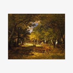 Forest Scene by Narcisse-Virgile Diaz de la Peña