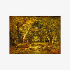 Autumn, Forest Interior by Narcisse Virgile Diaz de la Peña