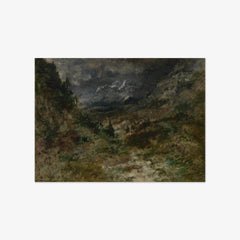 View of the Pyrenees by Narcisse-Virgile Diaz de la Peña