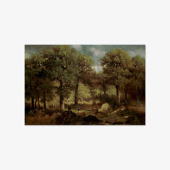 Forest Interior at Fontainebleau by Narcisse Virgile Diaz de la Peña