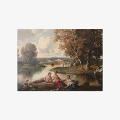 Landscape with Bathers by Narcisse Díaz de la Peña