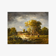 A Clearing by Narcisse-Virgile Díaz de la Peña