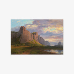 Mount Arapiles and the Mitre Rock by Nicholas Chevalier