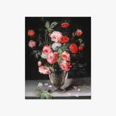 Still Life with Flowers in a Glass Vase by Alexander Adriaenssen