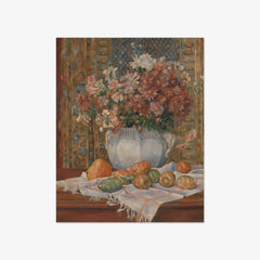 Still Life with Flowers and Prickly Pears by Auguste Renoir