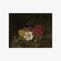 Still Life with Flowers by Frants Diderik Böe