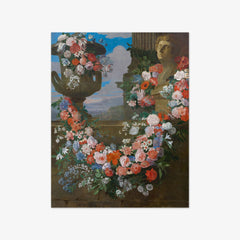 Still Life of Flowers in a Park Landscape by Hieronymus Galle the Elder