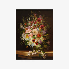 Still Life of Flowers by Adelheid Dietrich