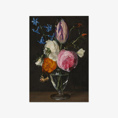 Still Life of Flowers in a Glass Vase by Daniel Seghers