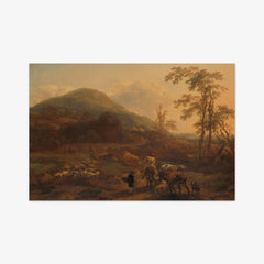 Evening Landscape with Cattle by Nicolaes Pietersz Berchem