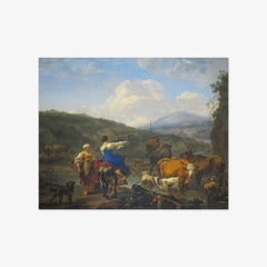Cattle at a Watering Place by Nicolaes Pietersz Berchem