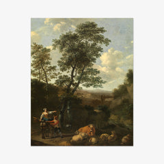 Italian Landscape by Nicolaes Pietersz Berchem