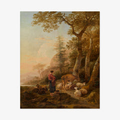 Italian Landscape by Nicolaes Pietersz Berchem