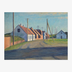 A Road in a Station Town by Niels Bjerre