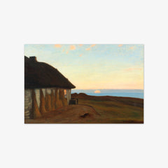 A House on the Heath Overlooking the Water by Niels Bjerre