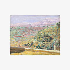 View from the Castle Square, Cagnes by Niels Larsen Stevns