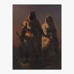 An Arab Family in the Desert by Niels Simonsen