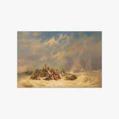 A Caravan Overtaken by a Storm in the Desert by Niels Simonsen