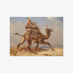 An Arab Courier Riding a Dromedary by Niels Simonsen
