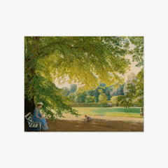 Under the Lime Trees in Nysø Garden by Niels Skovgaard