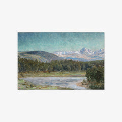 View from Grimsbu in Norway by Niels Skovgaard